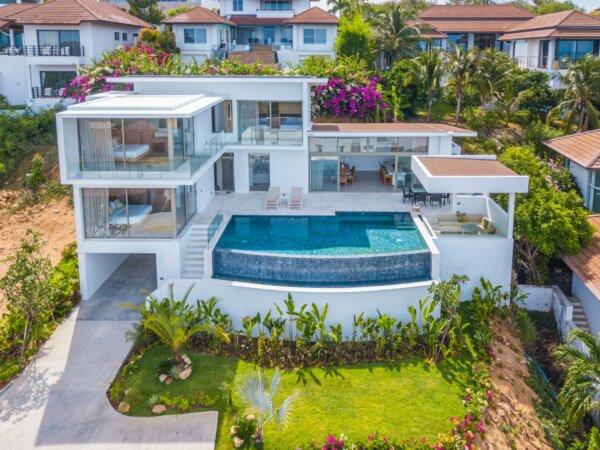 4 Bedroom Sea View Pool Villa in Choeng Mon, Koh Samui – For Rent — additional photograph