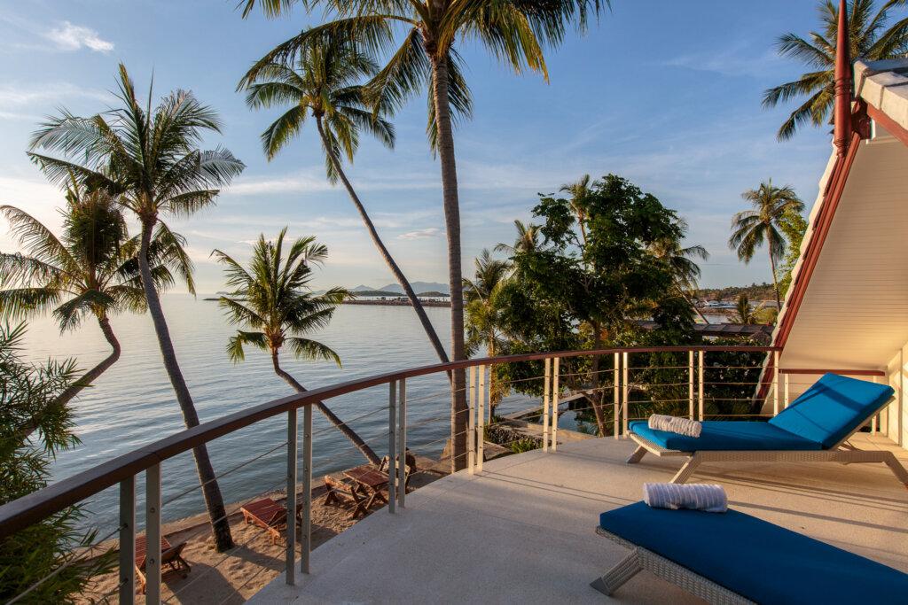 2 Bedroom Beachfront Near Big Buddha in Plai Laem, Koh Samui – For Rent — photograph 1