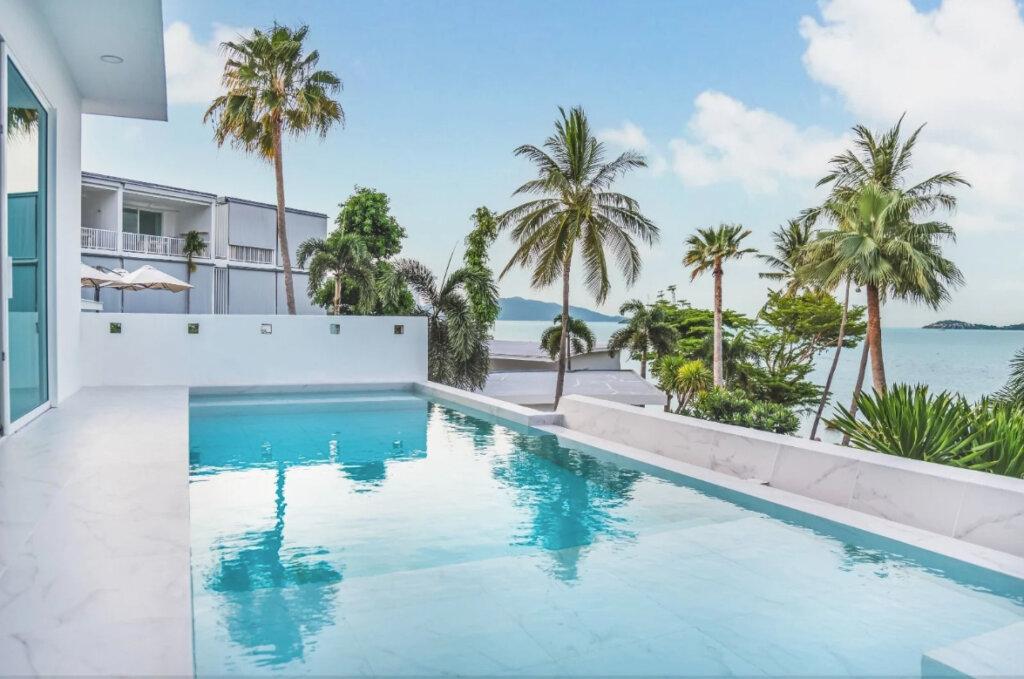 New 1 Bedroom Beachfront Villa in Bang Rak, Koh Samui – For Rent