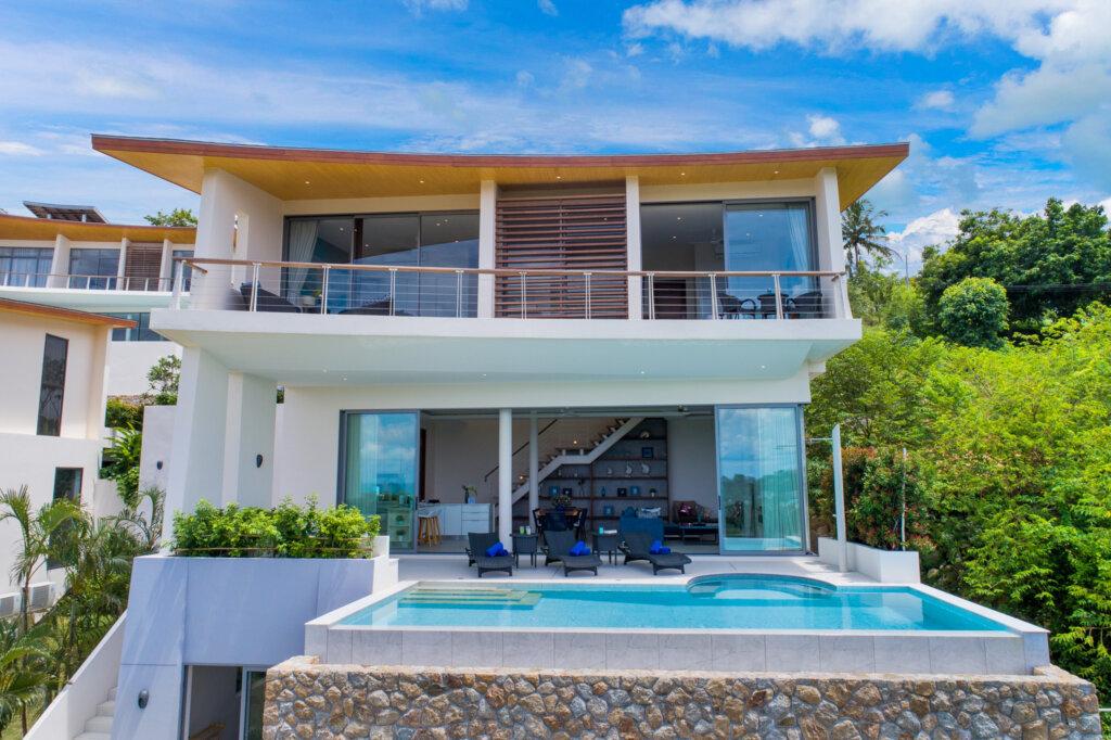 4 Bedroom Sea View Villa in Plai Laem, Koh Samui – For Rent — photograph 1