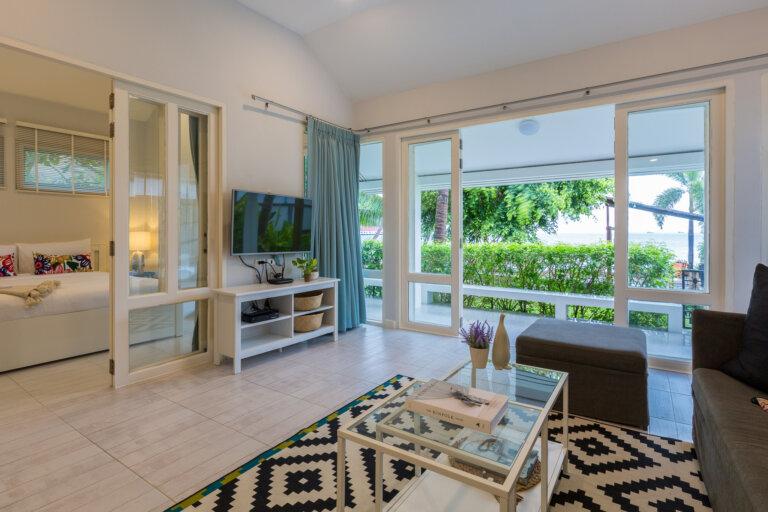 2 Bedroom Beachfront with Sunset View in Plai Laem, Koh Samui – For Rent — photograph 4