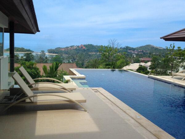 5 Bedroom Sea View Pool Villa in Choeng Mon, Koh Samui – For Rent — additional photograph