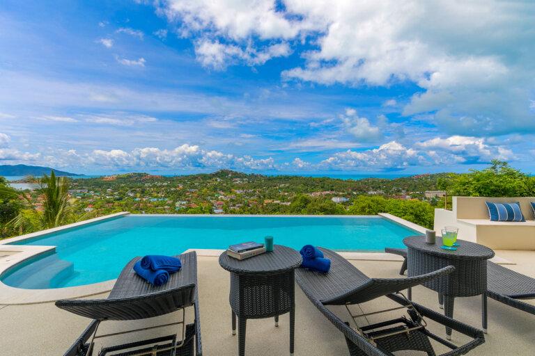 4 Bedroom Sea View Villa in Plai Laem, Koh Samui – For Rent — photograph 2