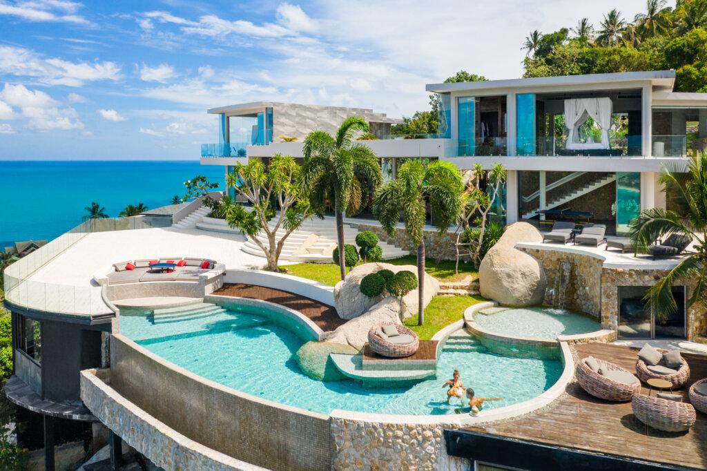 Amazing 5 Bedroom Sea View Villa, Chaweng Noi, Koh Samui – For Rent