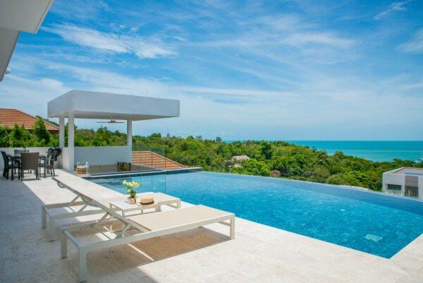 4 Bedroom Sea View Pool Villa in Choeng Mon, Koh Samui – For Rent — additional photograph