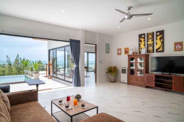 3 Bedroom Sea View Villa in Lamai, Koh Samui – For Rent — additional photograph