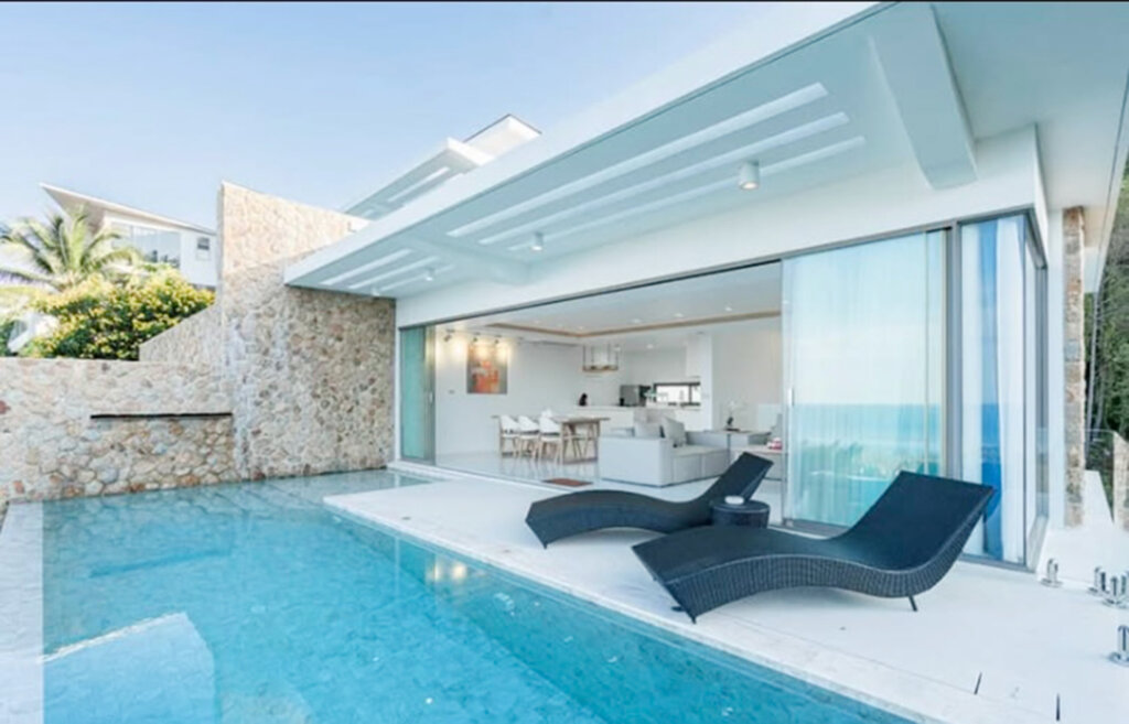 3 Bedroom Pool Villa with Sea View in Chaweng Noi, Koh Samui – For Rent