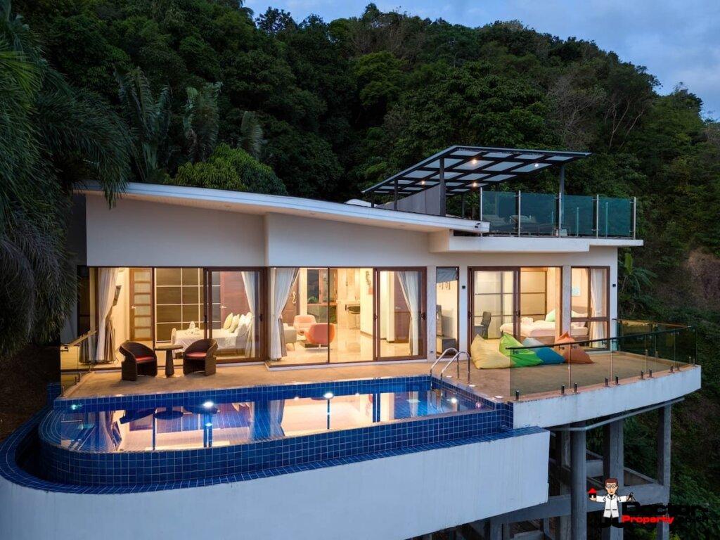 3 Bedroom Pool Villa with Sea View in Angthong, Koh Samui – For Rent