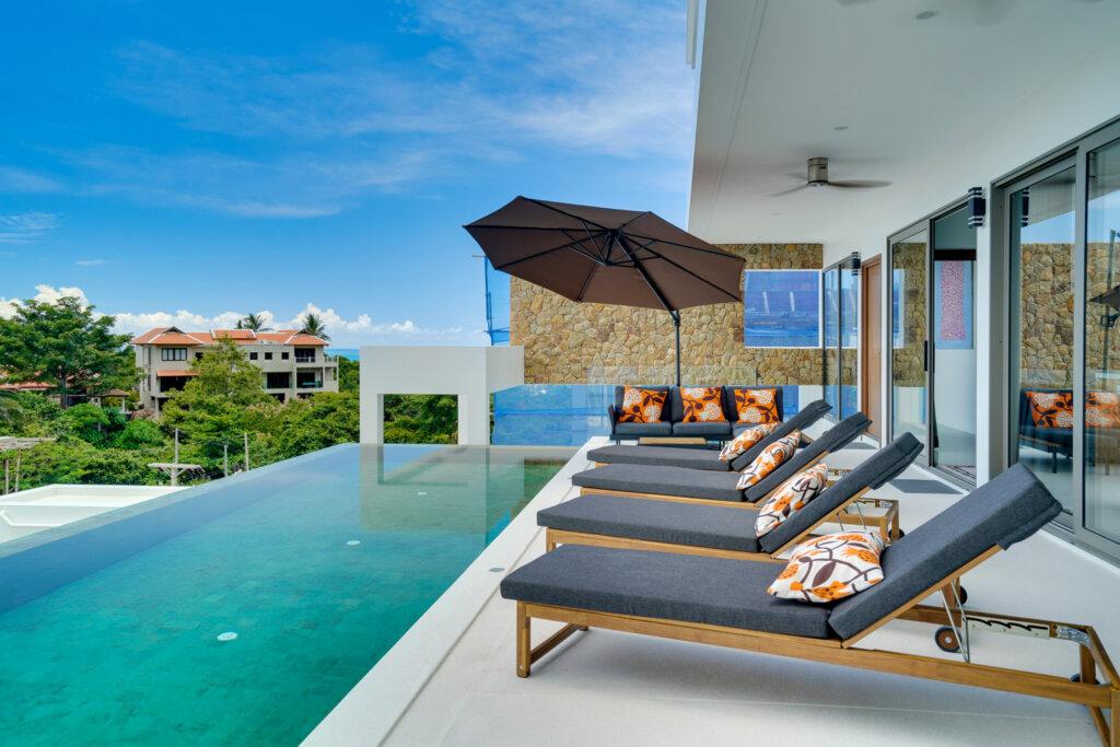 Luxury 3 Bedroom Pool Villa with Sea View in Chaweng, Koh Samui – For Rent