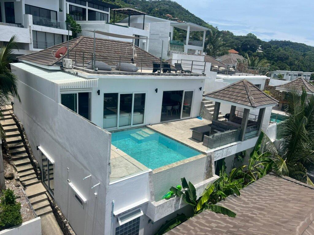 3 Bedroom Pool Villa with Sea View in Chaweng, Koh Samui – For Rent