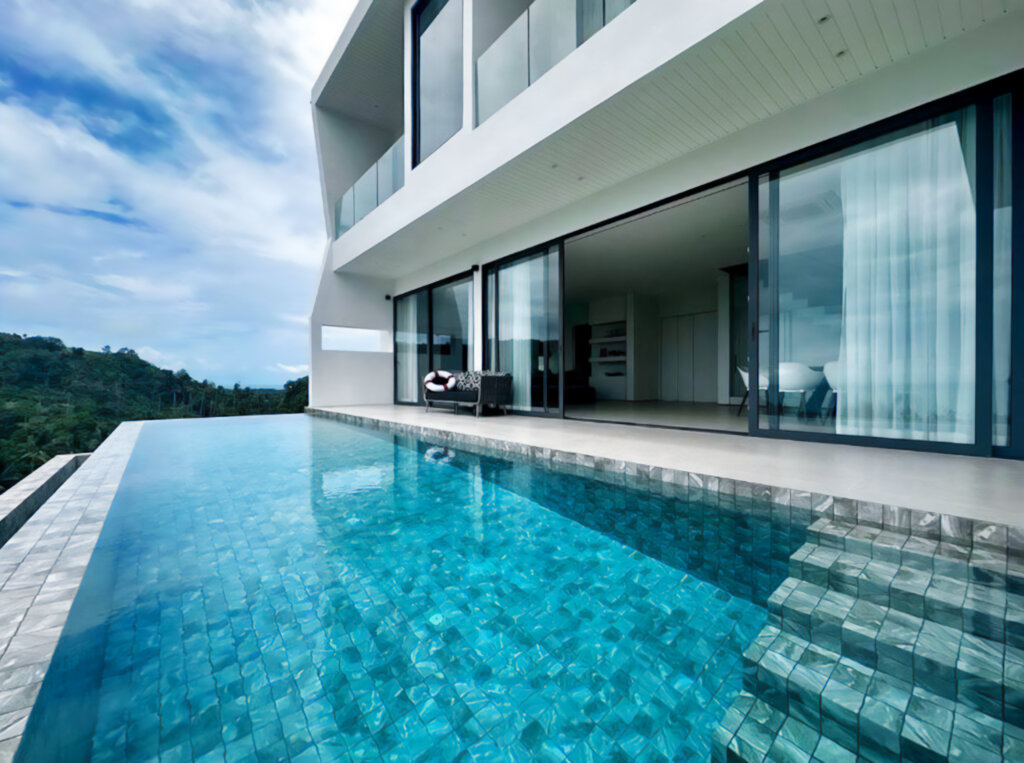 New 4 Bedroom Pool Villa with Sea View in Bang Por, Koh Samui – For Rent