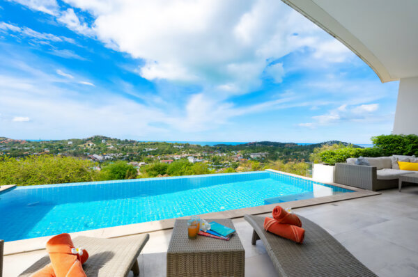 Luxury 4 Bedroom Pool Villa with Sea View in Plai Laem, Koh Samui – For Rent — additional photograph