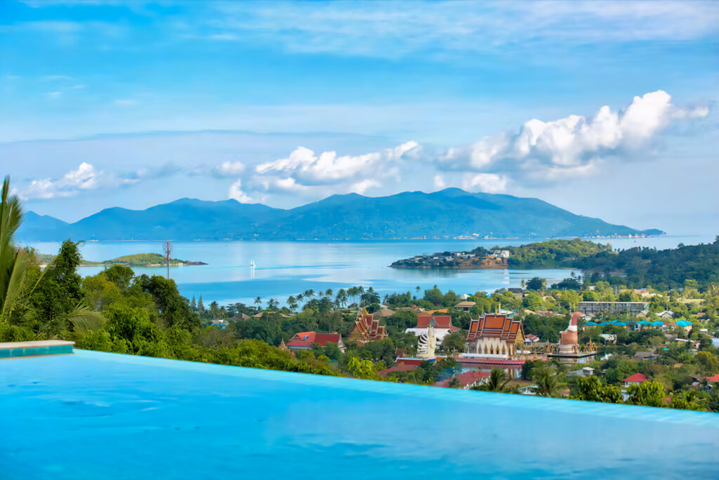 Luxury 4 Bedroom Pool Villa with Sea View in Plai Laem, Koh Samui – For Rent