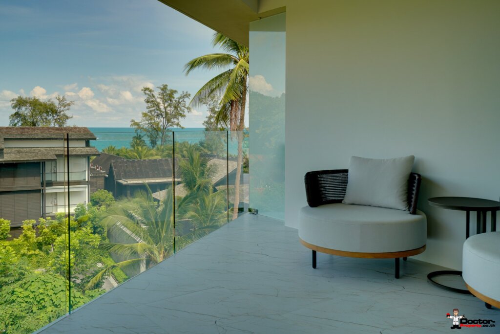 Luxury 1 Bedroom Apartment with Partial Sea View in Choeng Mon, Koh Samui – For Rent