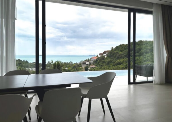 New 4 Bedroom Pool Villa with Sea View in Bang Por, Koh Samui – For Rent — additional photograph