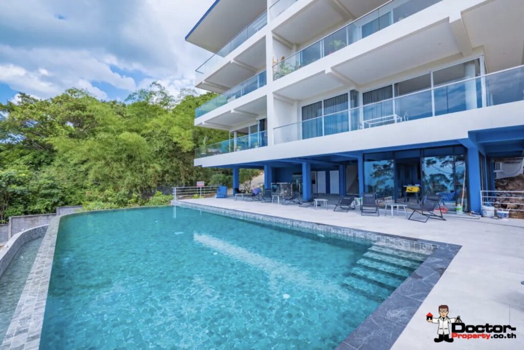 2 Bedroom Apartment with Sea View in Bang Por, Koh Samui – For Rent