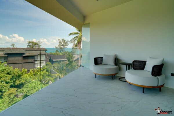 Luxury 1 Bedroom Apartment with Partial Sea View in Choeng Mon, Koh Samui – For Rent — additional photograph