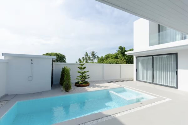 New 3 Bedroom Pool Villa with Partial Sea View in Plai Laem, Koh Samui – For Rent — additional photograph