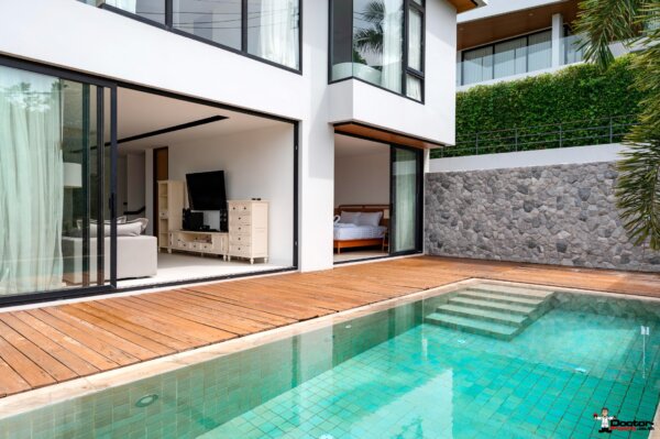 3 Bedroom Private Pool Villa with Partial Sea View in Plai Laem, Koh Samui – For Rent — additional photograph