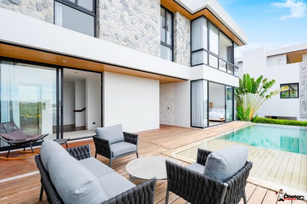 Modern 4 Bedroom Private Pool Villa with Partial Sea View in Plai Laem, Koh Samui – For Rent — additional photograph